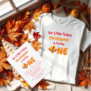 Little Turkey 1. Geburtstag Einladung