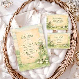 Klassische Country Club Baby Shower Einladung