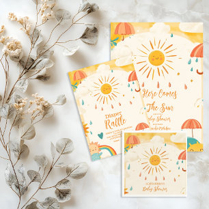 Hier kommt der sonnengelbe Sonnenschein Einladung