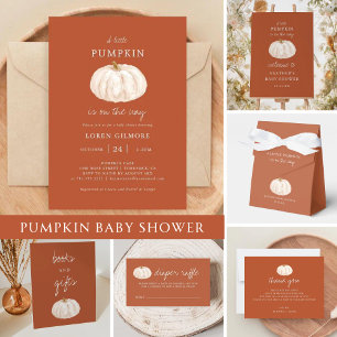 Fall Pumpkin Baby Baby Dusche Einladung