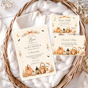 Little Boo ist bald fällig Herbst-Windel-Raffle Begleitkarte
