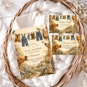 Einfallsreicher Jungen Western Boho Baby Shower Serviette