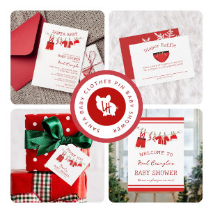 Santa Baby Christmas Baby Dusche Geschenkschachtel