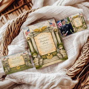 Formale Militär-Abschlussfeier Einladung