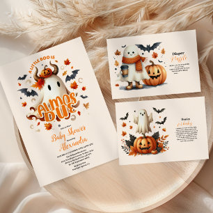 Ein kleiner Boo ist fast wegen Hallowee Raffle Dia Begleitkarte