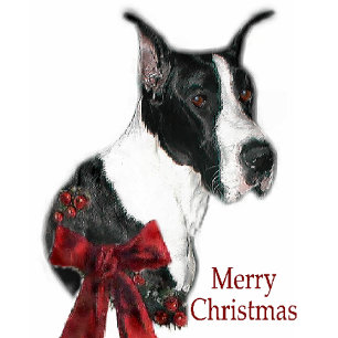 Great Dane Mantle Christmas Geschenke Feiertagskarte