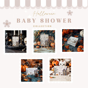 Whimsical Halloween Diapper Raffle Begleitkarte