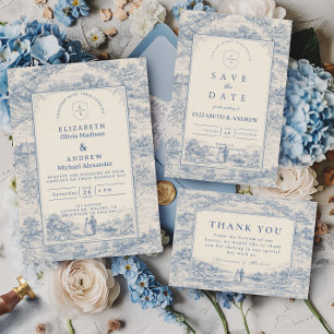 Elegante Landhaus-Hochzeit auf dem Lande Save The Date
