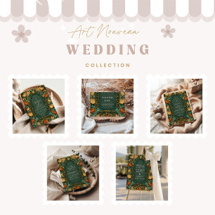 Botanische Hochzeit vom Goldenen Herbst RSVP Karte