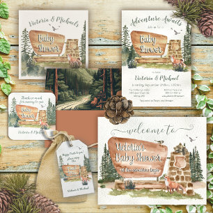 Adventure Woodland National Park Leckerei Tag Geschenkanhänger