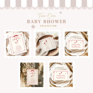 Niedliche Tini One ist auf dem Weg Babydusche Einladung