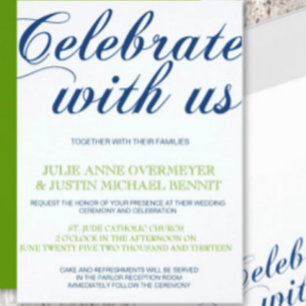 Corrin Calligrafy Wedding Einladung