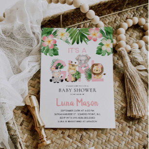 Jungle Safari Book Request Cards Visitenkarte