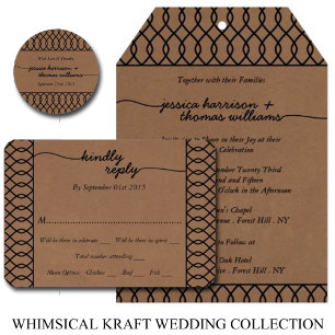 Die moderne polnische Kraft-Hochzeit RSVP Einladung