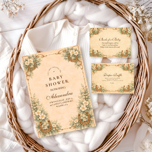 Western-Desert-Horseshoe-Baby-Shower Serviette