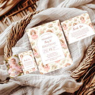 Märchenbuch zum 1. Geburtstag einer Fee Einladung