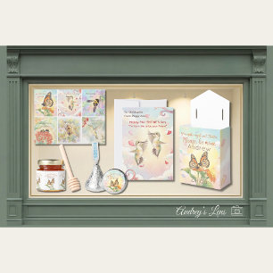 Bestäuber-Klassen-Valentinskarten - 6 pro Blatt