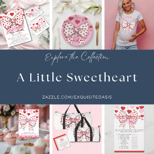 Sweetheart Bow Labor & Delivery NICU Hospital Dankeskarte