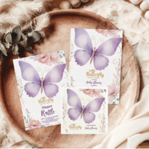 Boho Butterfly Baby Dusche Pappteller