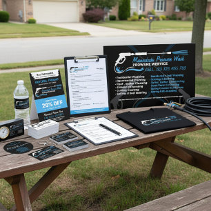 Beruflicher Druck Waschmaskuline Power Magnetische Visitenkarte