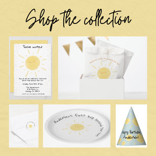 Happy Yellow, Pink & Orange Sunshine Niedlich Sun Geschenkpapier Set