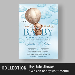 Trendy niedlich-braunes Baby-Teddy Bären Heißluftb Pappteller