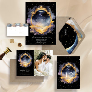 Mystisches HimmelsFoto Save the Date Einladung