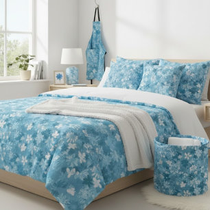 Ozeanbrise Floral Türkis Botanisch Schürze