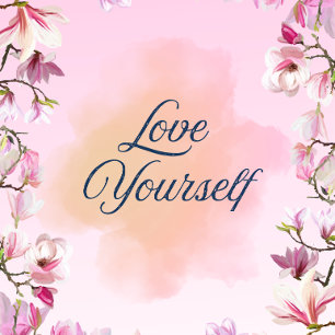 Liebe Dich Selbst Elegantes Notizbuch Notizblock
