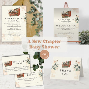 Ein neues Kapitel beginnt mit der Babydusche Runder Aufkleber