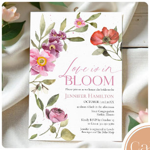 Liebe ist in Bloom   Hintergrund des Brautparty Wandteppich
