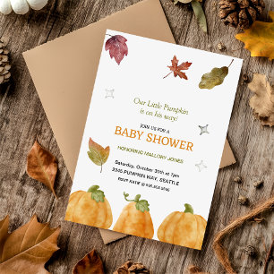 Niedliche Wasserfarbe Pumpkin Fall Baby Paper Napk Geschenktütchen