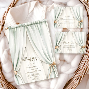 Neutrales Party-Babydusche RSVP Karte