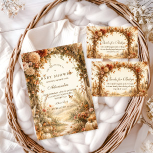 Elegante Boho-Baby-Party im Herbst Serviette