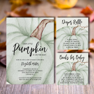 Pumpkins Gender Neutral Fall Baby Dusche Geschenkpapier Set