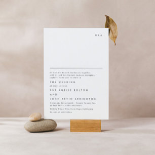 Einfache elegante Monogram Gold   Sage Green Foil Folieneinladung