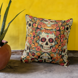 Sugar Skull Dia de Los Muertos Krawatte