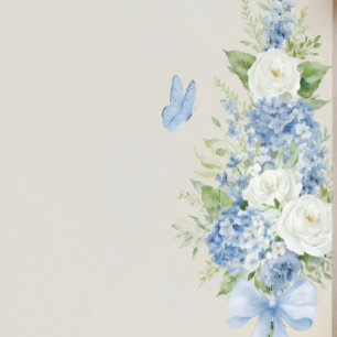 Etwas Blaue Hortensie Dankeskarte