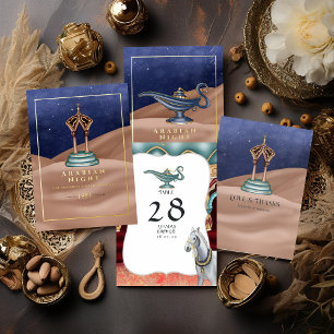 Arabische Nächte Themenabend Party Tischnummer