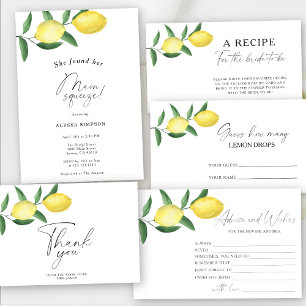 Citrus Lemon - Ideenaustausch Datum jar Begleitkarte