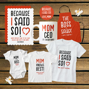 Funny like Mother like Daughter Schwarz-weiß Typo Baby Strampler