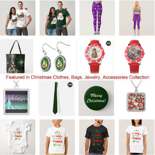 Merry & Bright mit Weihnachtsmannmütze Weihnachten Baby Strampler