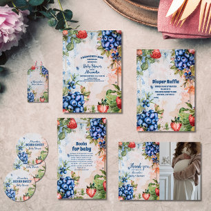 Berry Sweet Wild Berries & Blume Babydusche Geschenkschachtel