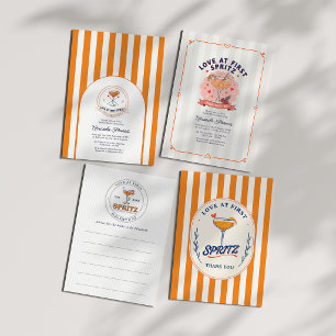 Liebe auf den ersten Spritz-Cocktail-Junggesellinn Dankeskarte