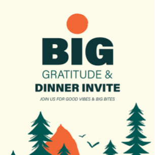 Erntedankfest-/Freundes-Dinner-Einladungskarte Save The Date