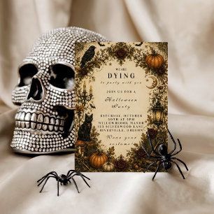 Elegante Vintage-Halloween-Party Tasche