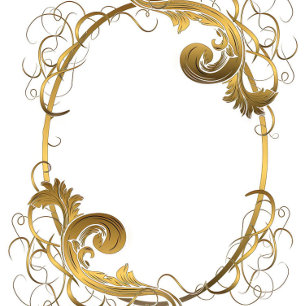 Einfache White Gold Ornaments Paare Dusche lädt ei