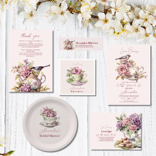 Liebe Braut Tee Party Brautparty Etikett