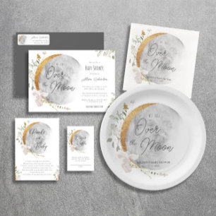 Boho Blumenmoon Moderne Wasserfarben