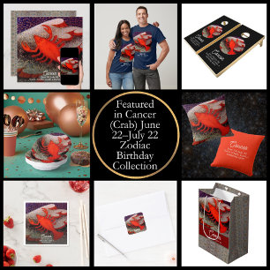 Krebs der Krebs Zodiac Geburt Party Puzzle